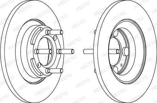 Necto WN282 - Bremžu diski ps1.lv