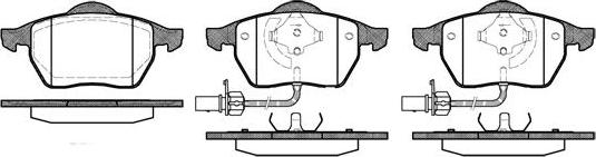 SAFELINE BRAKE PADS D3201S - Indikators, Bremžu uzliku nodilums ps1.lv