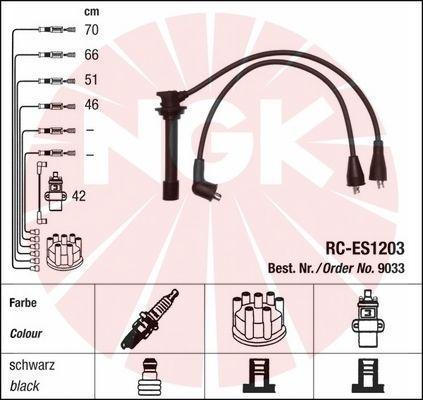 NGK 9033 - Augstsprieguma vadu komplekts ps1.lv