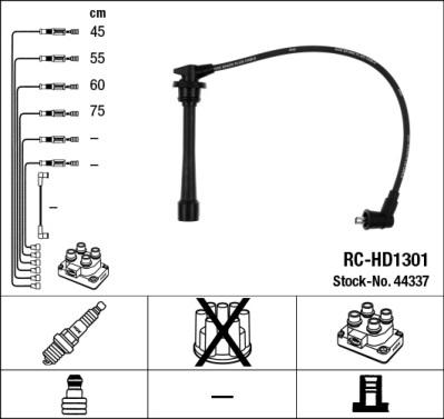 NGK 44337 - Augstsprieguma vadu komplekts ps1.lv