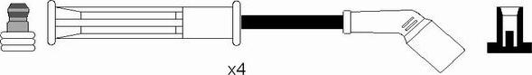 NGK 4081 - Augstsprieguma vadu komplekts ps1.lv