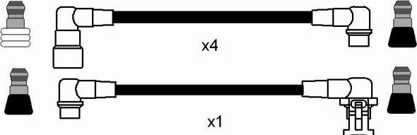 NGK 8464 - Augstsprieguma vadu komplekts ps1.lv