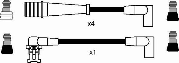 NGK 7151 - Augstsprieguma vadu komplekts ps1.lv
