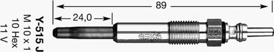 NGK D-Power 18 - Kvēlsvece ps1.lv