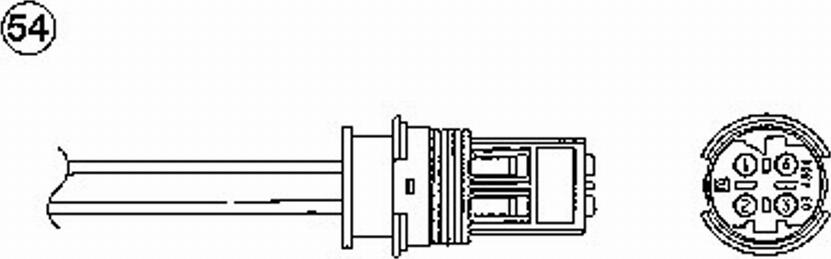 NGK OTA7H-5A1 - Lambda zonde ps1.lv