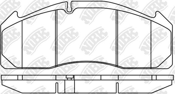 NiBK PN0915 - Bremžu uzliku kompl., Disku bremzes ps1.lv