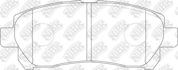 NiBK PN1832 - Bremžu uzliku kompl., Disku bremzes ps1.lv