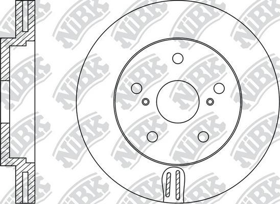 NiBK RN1442 - Bremžu diski ps1.lv