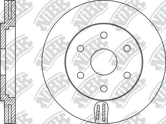 NiBK RN1416 - Bremžu diski ps1.lv