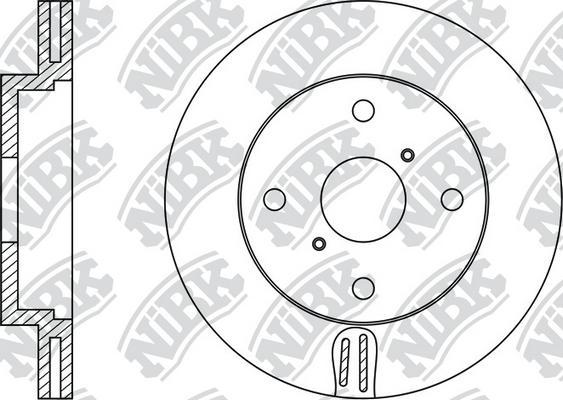 NiBK RN1436 - Bremžu diski ps1.lv
