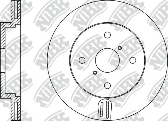 NiBK RN1437 - Bremžu diski ps1.lv
