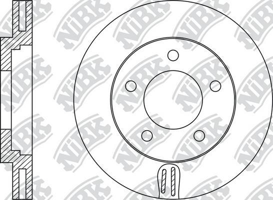 NiBK RN1478 - Bremžu diski ps1.lv