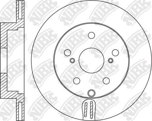 NiBK RN1542 - Bremžu diski ps1.lv