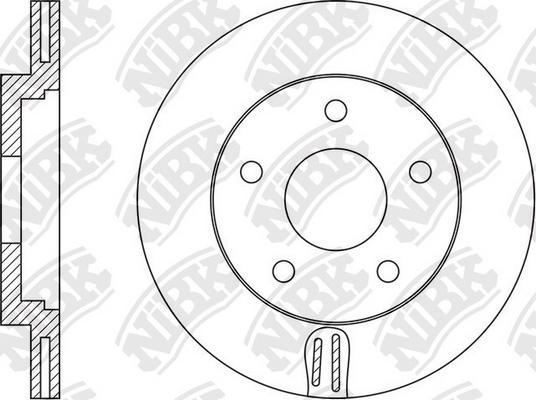 NiBK RN1566 - Bremžu diski ps1.lv