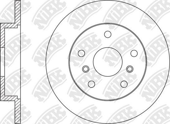 NiBK RN1570 - Bremžu diski ps1.lv