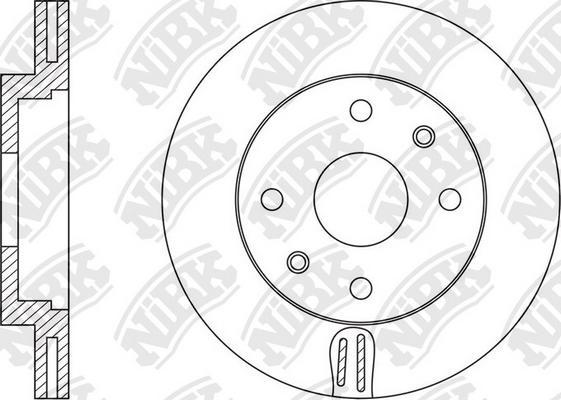 NiBK RN1571 - Bremžu diski ps1.lv