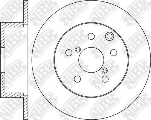 NiBK RN1659 - Bremžu diski ps1.lv