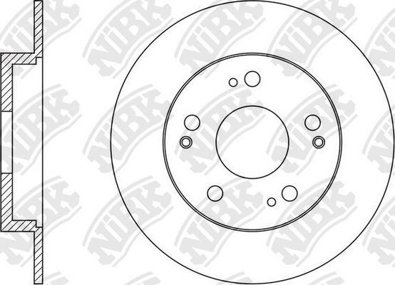 NiBK RN1609 - Bremžu diski ps1.lv