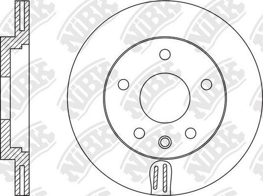 NiBK RN1611 - Bremžu diski ps1.lv
