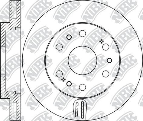 NiBK RN1678 - Bremžu diski ps1.lv
