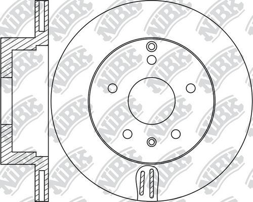NiBK RN1677 - Bremžu diski ps1.lv