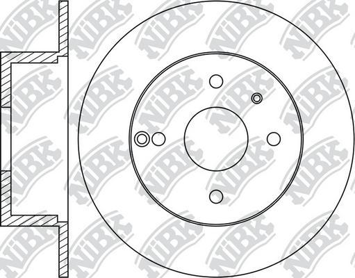 NiBK RN1045 - Bremžu diski ps1.lv