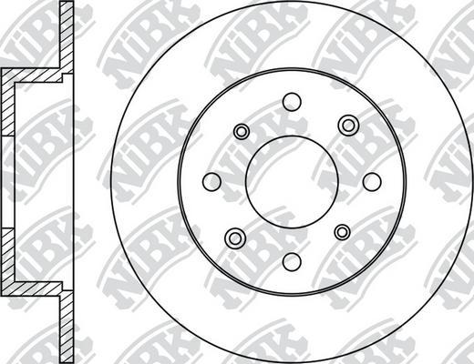 NiBK RN1052 - Bremžu diski ps1.lv