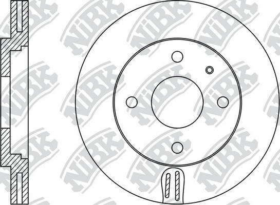 NiBK RN1031 - Bremžu diski ps1.lv