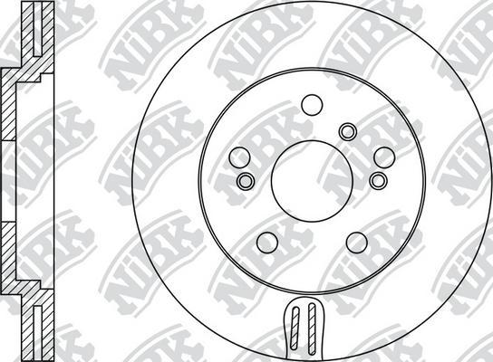 NiBK RN1154 - Bremžu diski ps1.lv