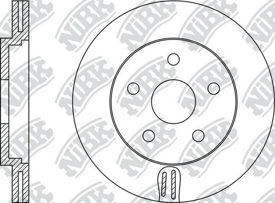 NiBK RN1156 - Bremžu diski ps1.lv