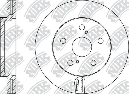 NiBK RN1162 - Bremžu diski ps1.lv