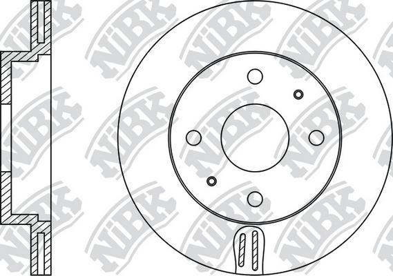 NiBK RN1100 - Bremžu diski ps1.lv