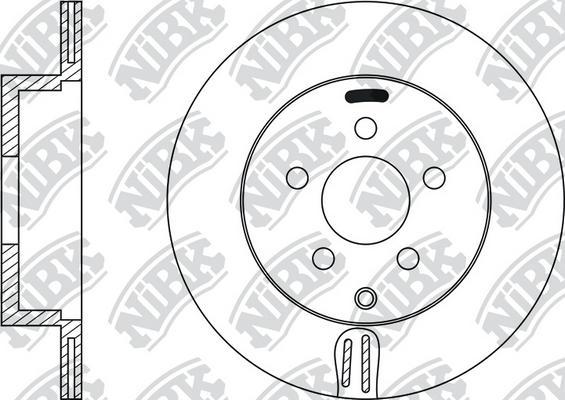 NiBK RN1185 - Bremžu diski ps1.lv