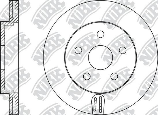 NiBK RN1134 - Bremžu diski ps1.lv