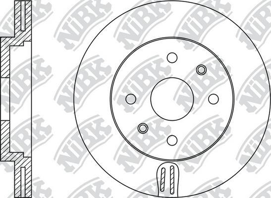NiBK RN1126 - Bremžu diski ps1.lv