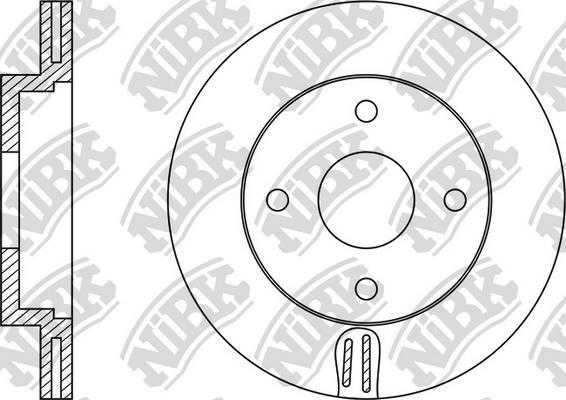 NiBK RN1170 - Bremžu diski ps1.lv
