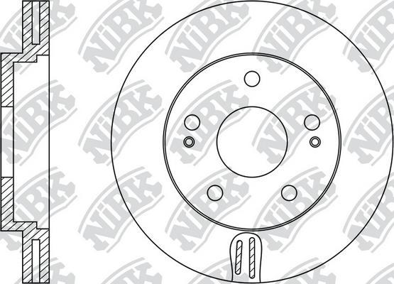 NiBK RN1178 - Bremžu diski ps1.lv
