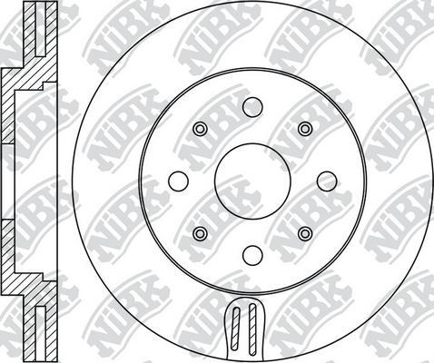 NiBK RN1868 - Bremžu diski ps1.lv