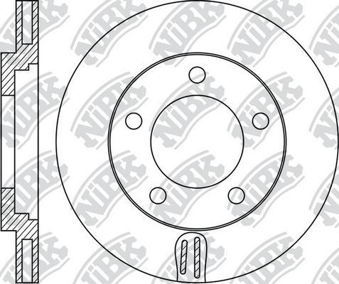 NiBK RN1809 - Bremžu diski ps1.lv