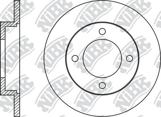 NiBK RN1807 - Bremžu diski ps1.lv
