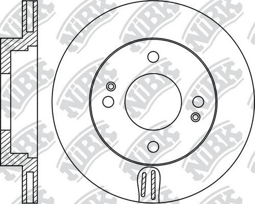 NiBK RN1812 - Bremžu diski ps1.lv