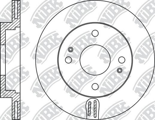 NiBK RN1834 - Bremžu diski ps1.lv