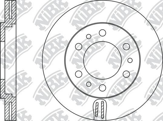 NiBK RN1395 - Bremžu diski ps1.lv