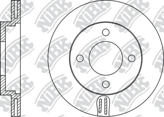 NiBK RN1342 - Bremžu diski ps1.lv
