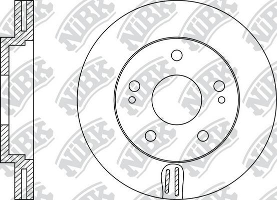 NiBK RN1365 - Bremžu diski ps1.lv