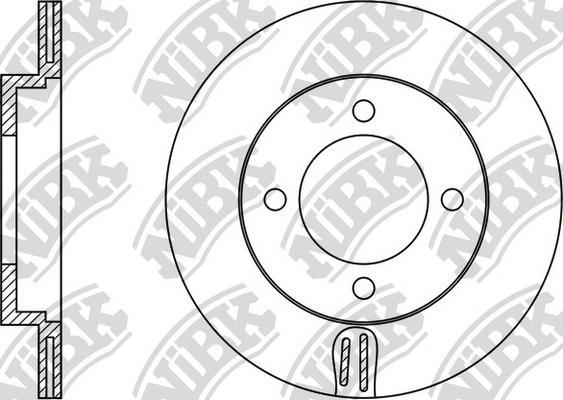 NiBK RN1339 - Bremžu diski ps1.lv