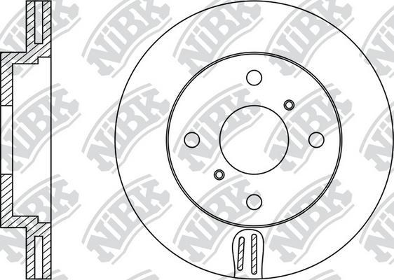 NiBK RN1248 - Bremžu diski ps1.lv