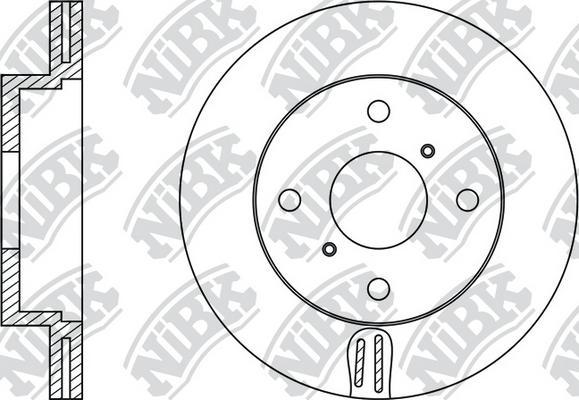 NiBK RN1205 - Bremžu diski ps1.lv