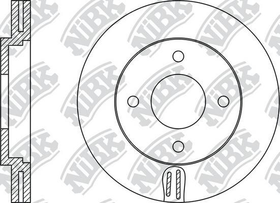 NiBK RN1212 - Bremžu diski ps1.lv