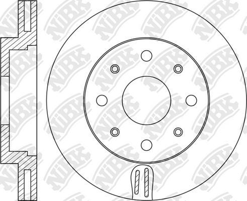 NiBK RN1287 - Bremžu diski ps1.lv